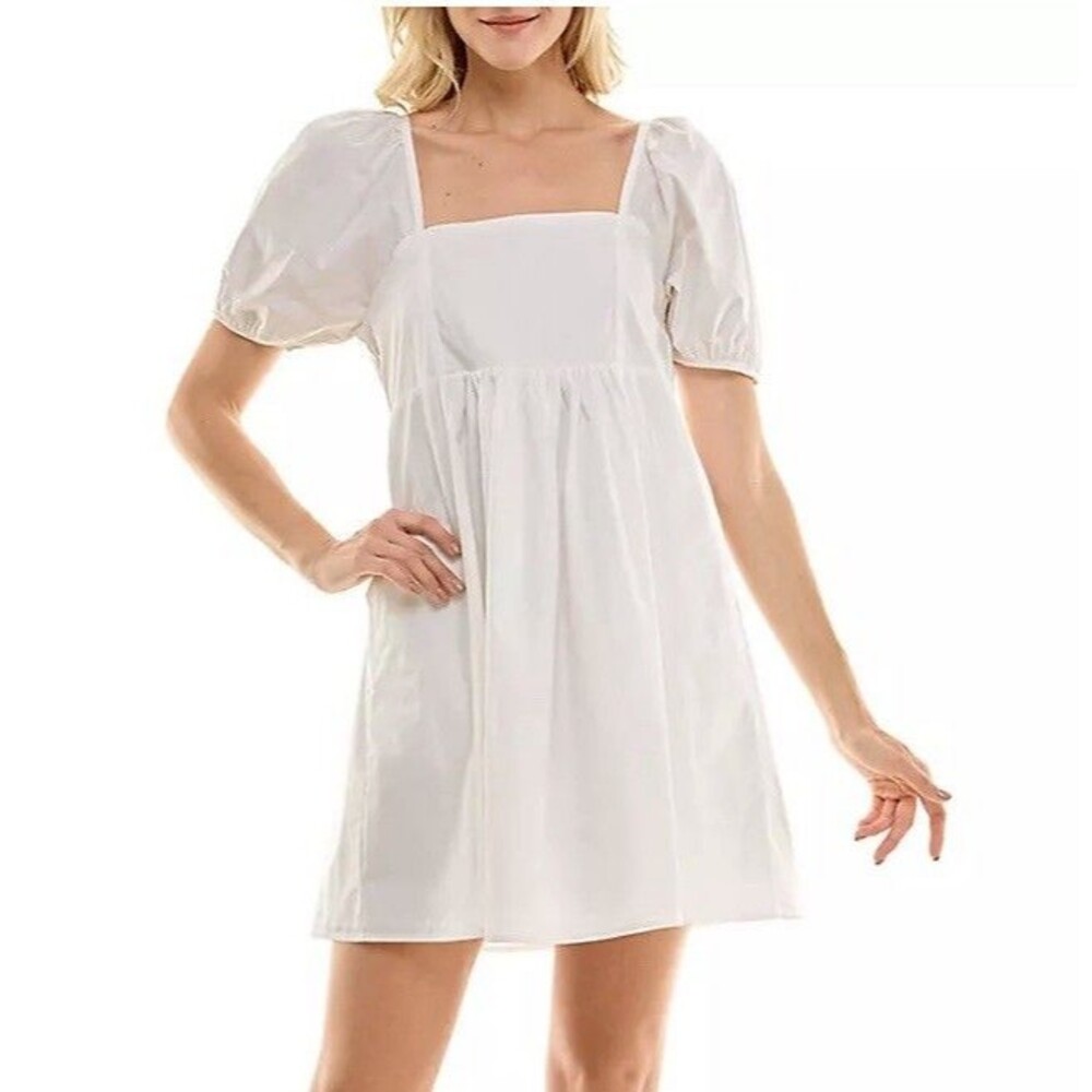 Draper James Puff Sleeve Mini Dress